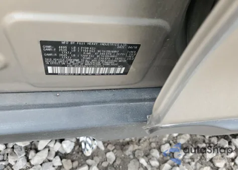 2016 Subaru Outback 2.5I Premium z USA, uszkodzony, nr VIN 4S4BSACC2G3327373